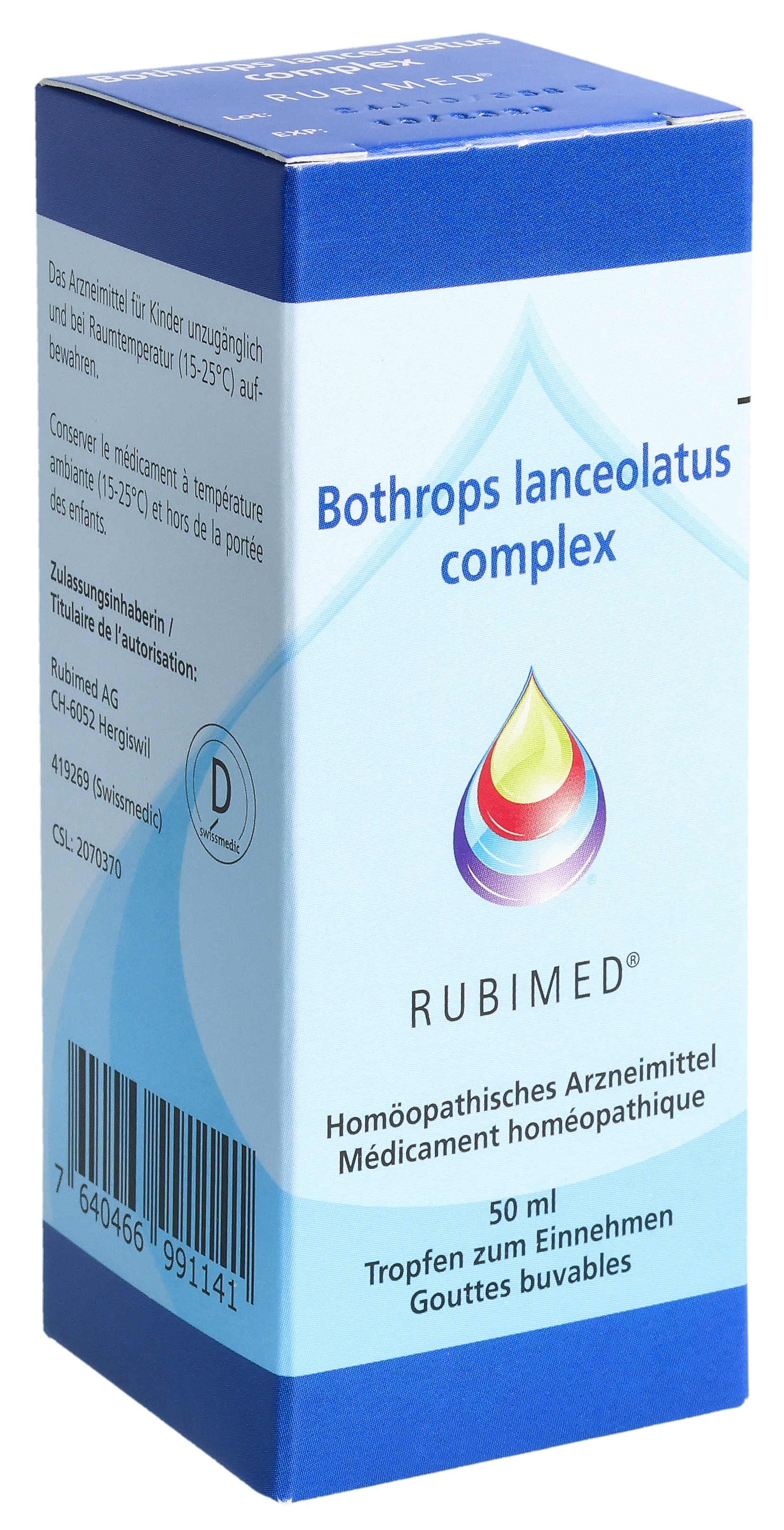 Rubimed Bothrops lanceolatus comp. Tropfen Fl 50 ml