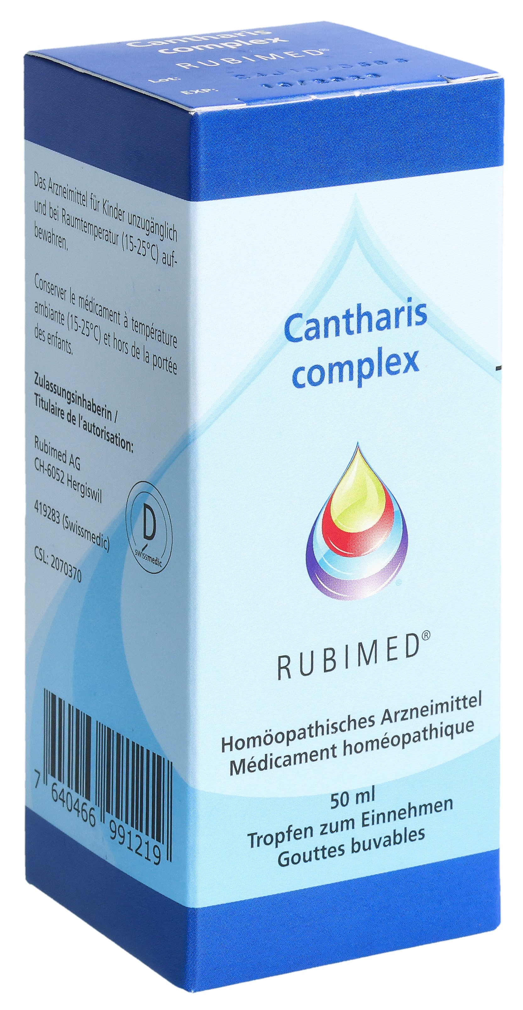 Rubimed cantharis comp. gouttes fl 50 ml