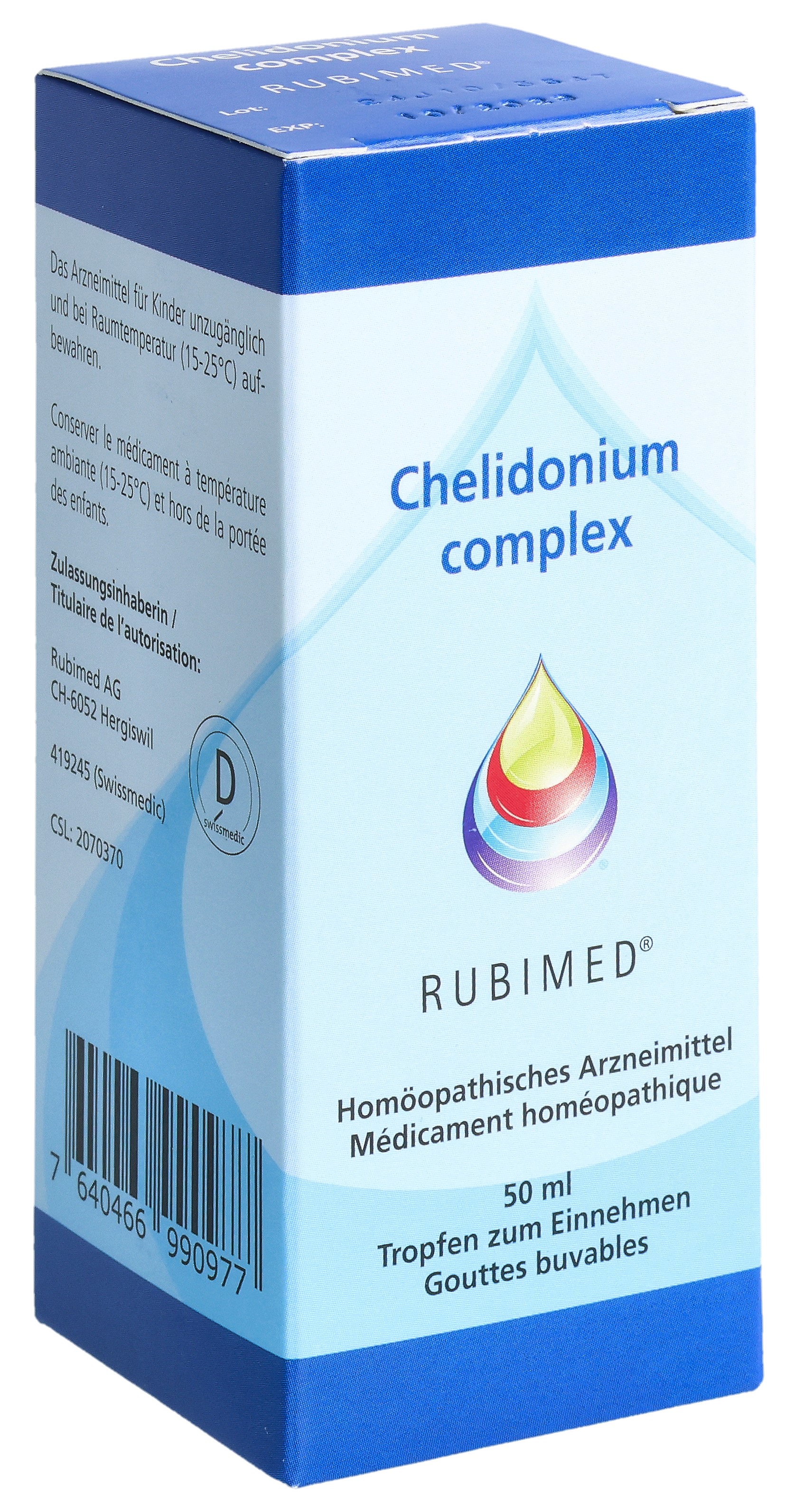 Rubimed chelidonium comp. gouttes fl 50 ml