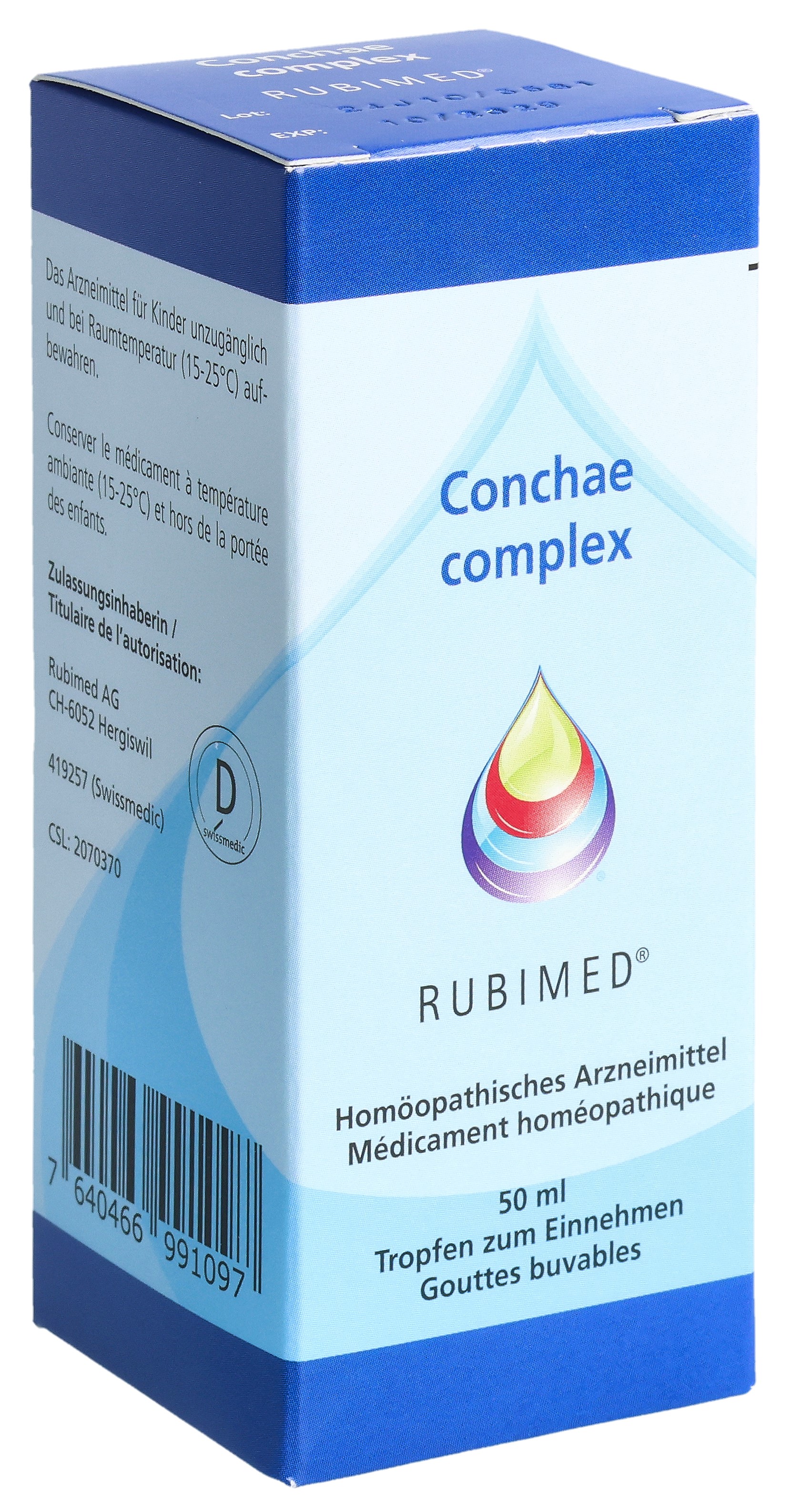 Rubimed conchae comp. gouttes fl 50 ml
