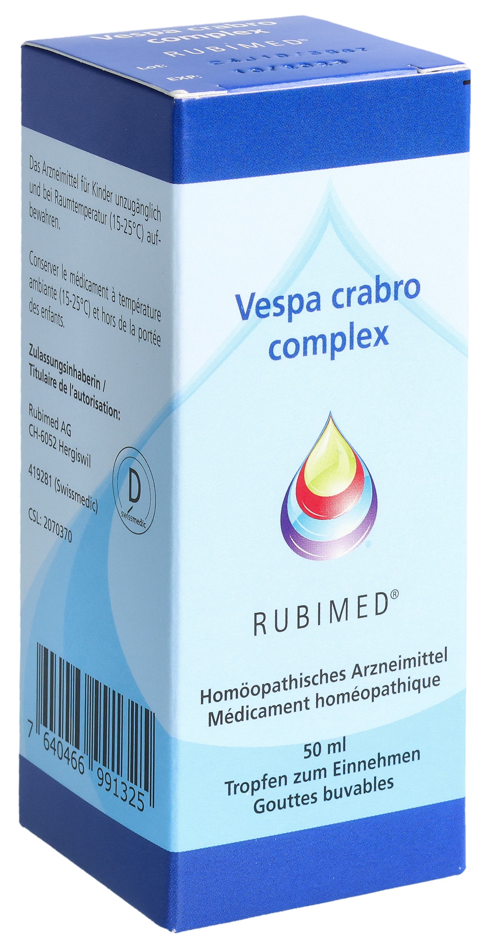 Rubimed Vespa crabro comp. Tropfen Fl 50 ml