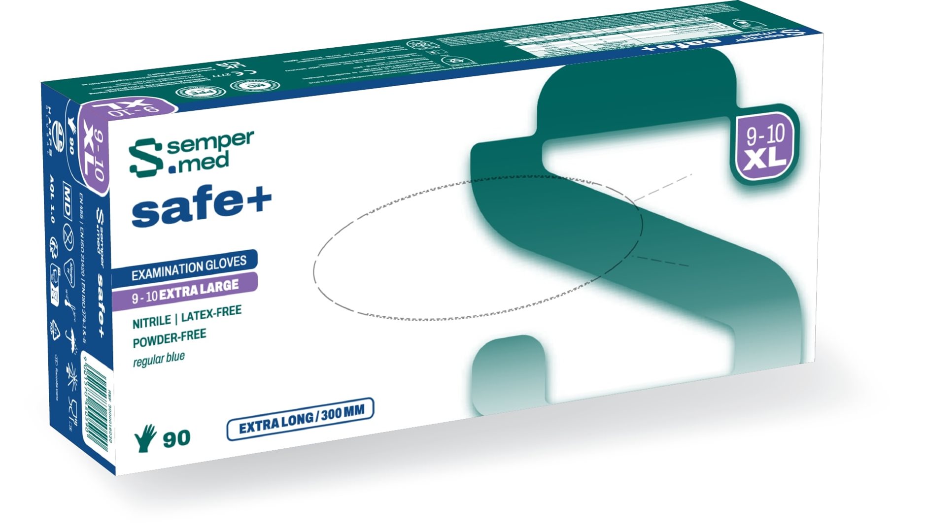 Sempermed safe+ XL 100 pce