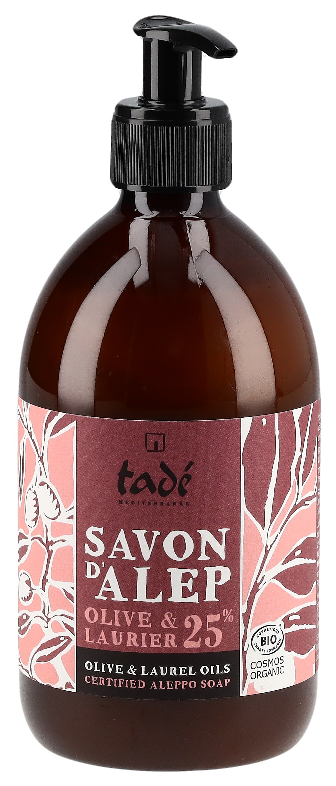 TADE Aleppo-Flüssigseife 25 % Lorbeer 500 ml x 3 Stk