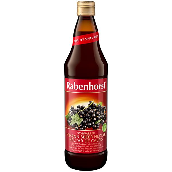 Rabenhorst Schwarze Johannisbeere Nektar Bio 7.5 dl