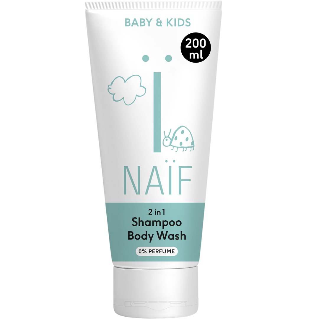 Naif Baby & Kids 2in1 Shampoo & Body Wash ohne Parfum Tb 200 ml