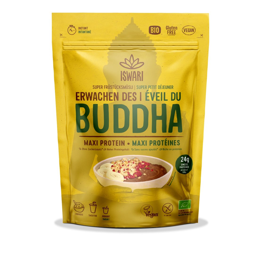 ISWARI Erwachen des Buddha Maxi Protein Bio Btl 360 g