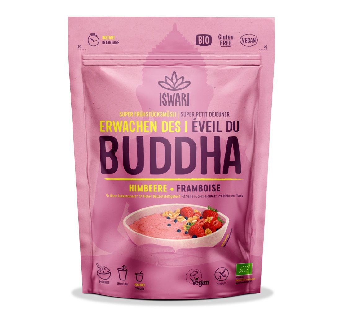 ISWARI Erwachen des Buddha Himbeere Bio Btl 360 g