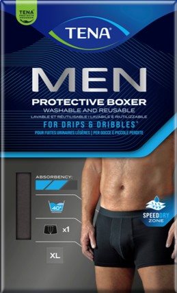 TENA Men Washable Underwear XL noir