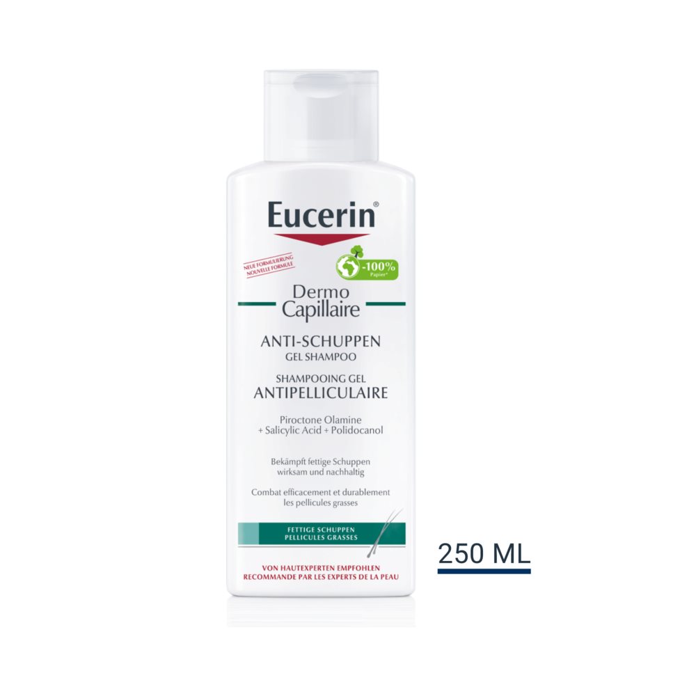Eucerin DermoCapillaire shampooing gel antipelliculaire 250 ml
