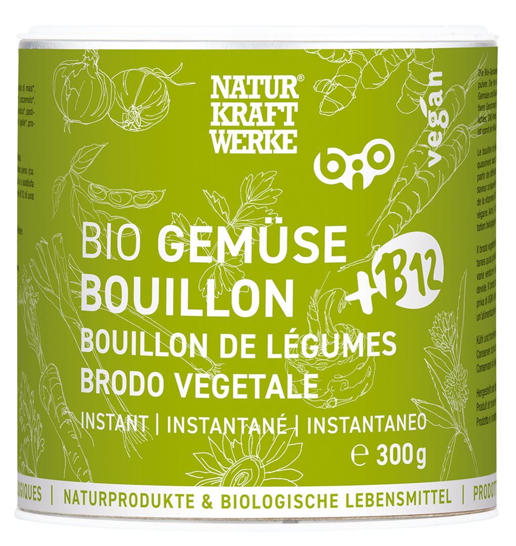 NaturKraftWerke Gemüsebouillon mit B12 Bio/kbA Ds 300 g