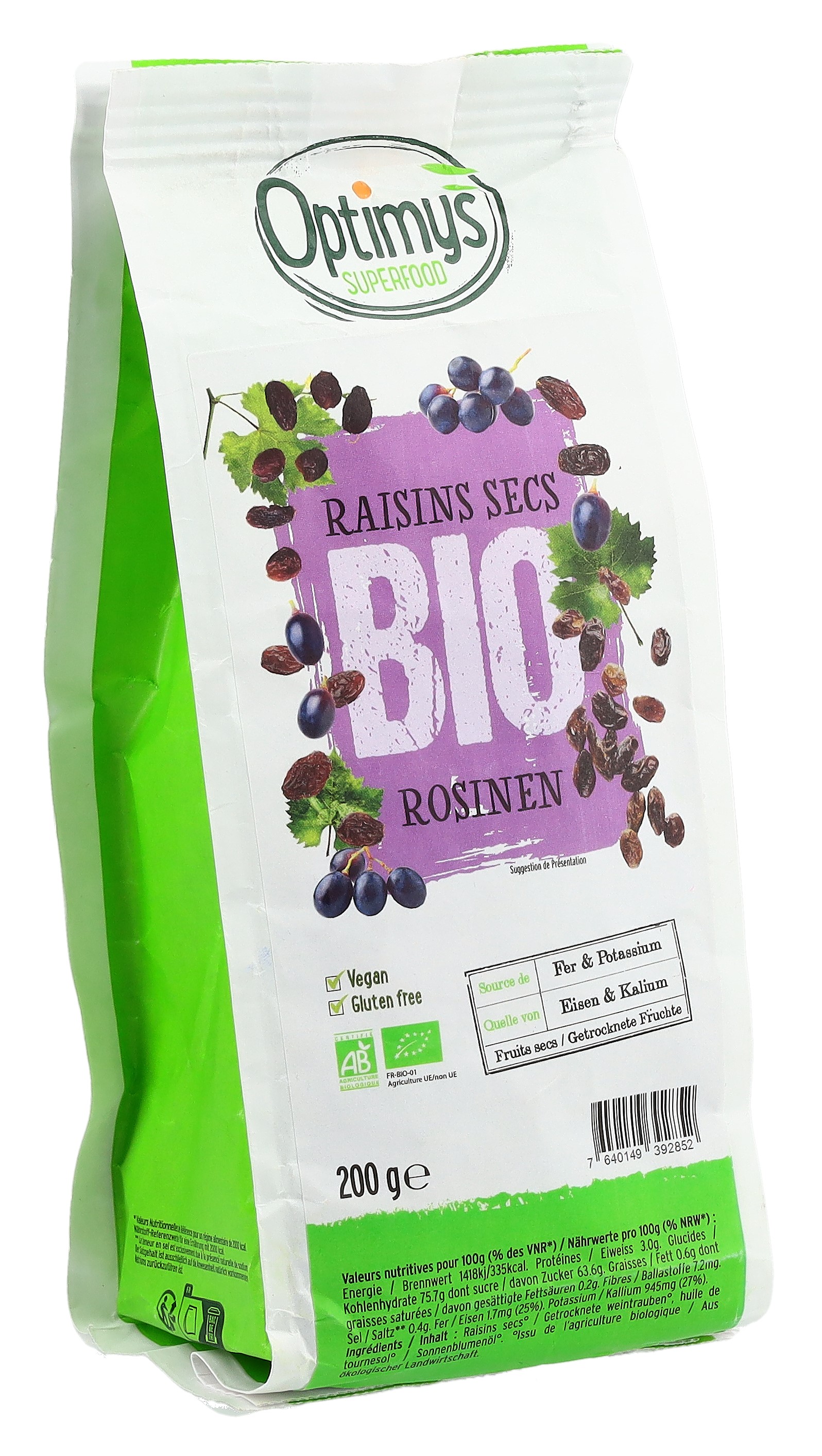 Optimys Rosinen 200 g
