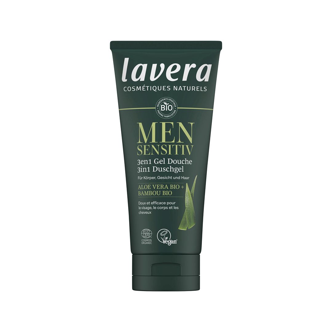 Lavera Men gel douche sensitive 3en1 tb 200 ml