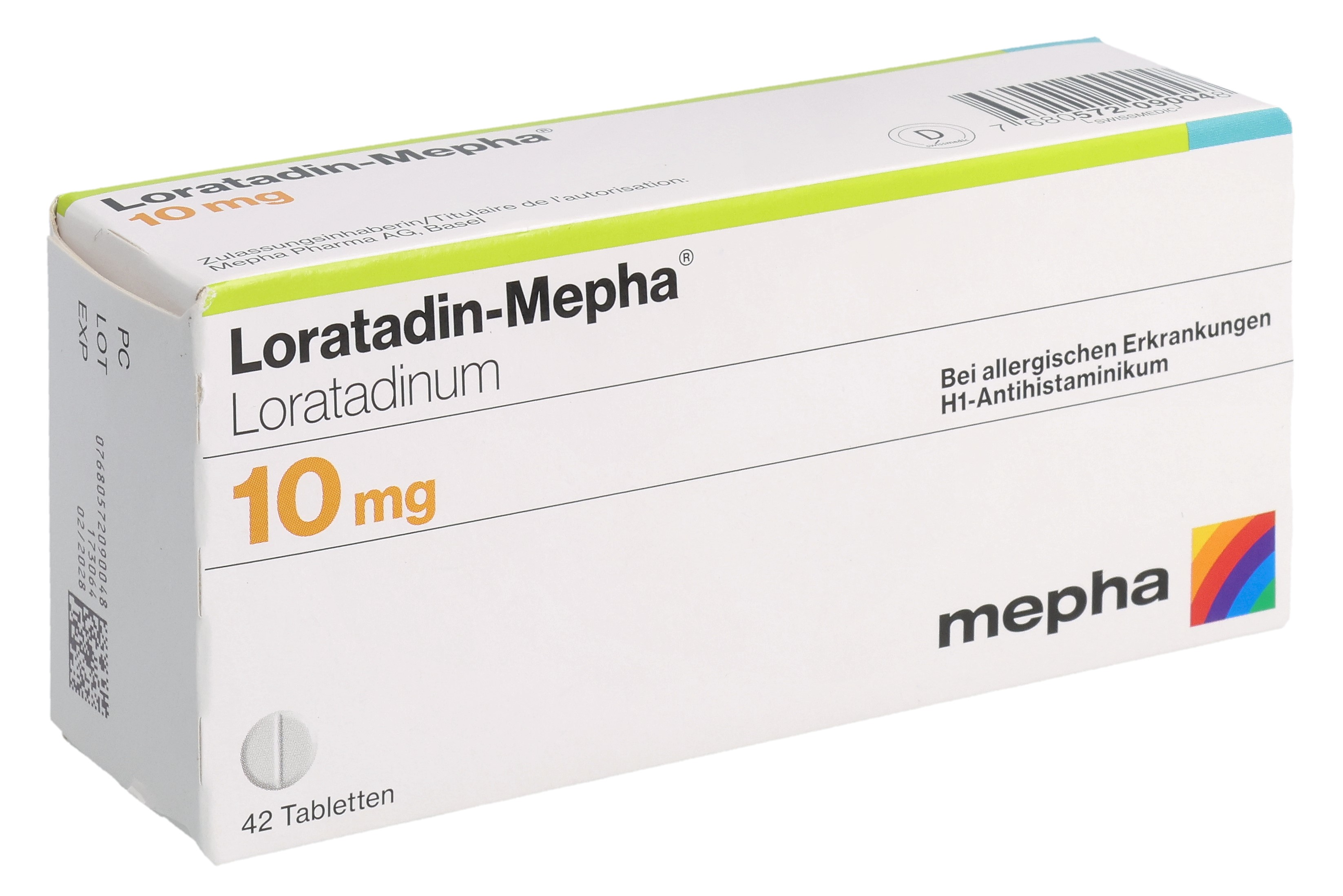 Loratadin-Mepha Tabl 10 mg 42 Stk