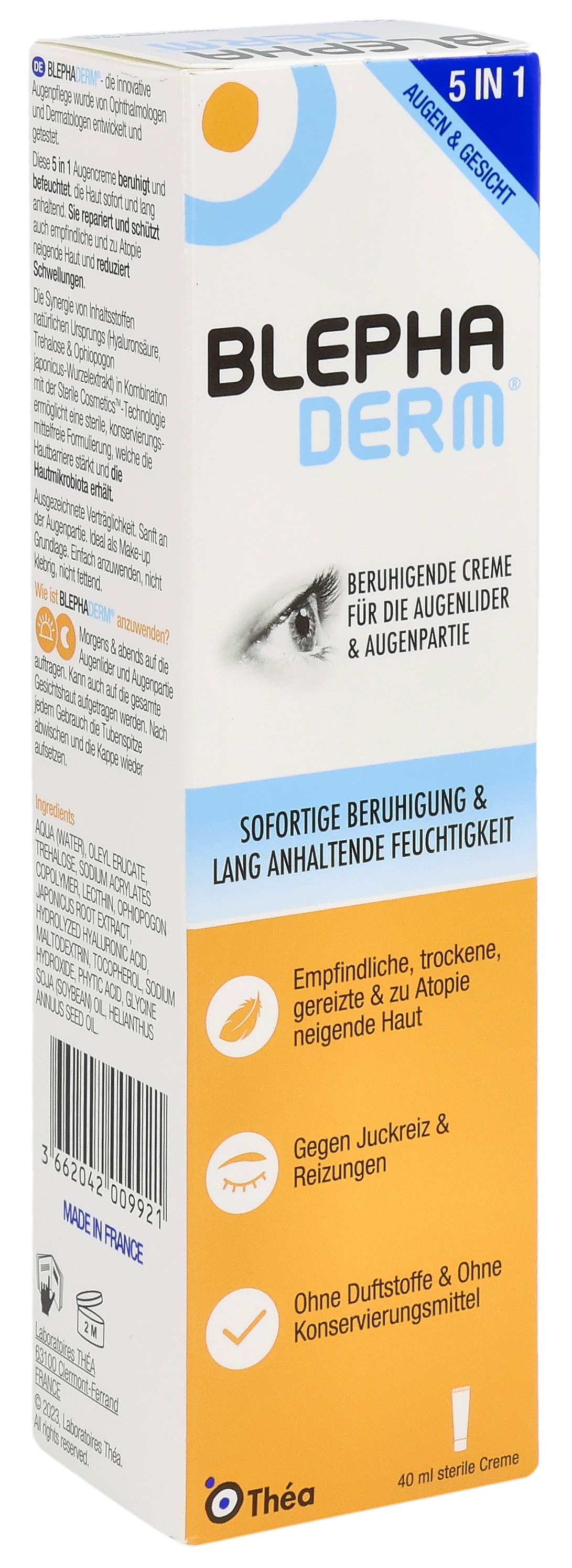 Blephaderm crème tb 40 ml