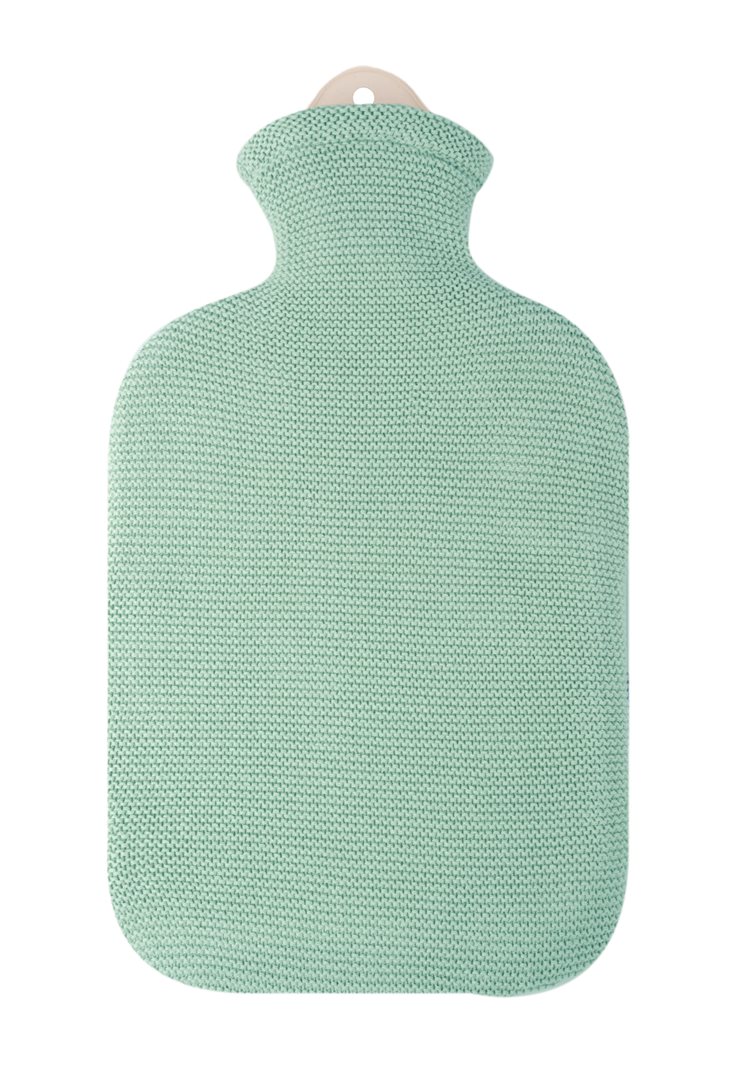 SÄNGER Wärmflasche Strickbezug 2l mintgrün