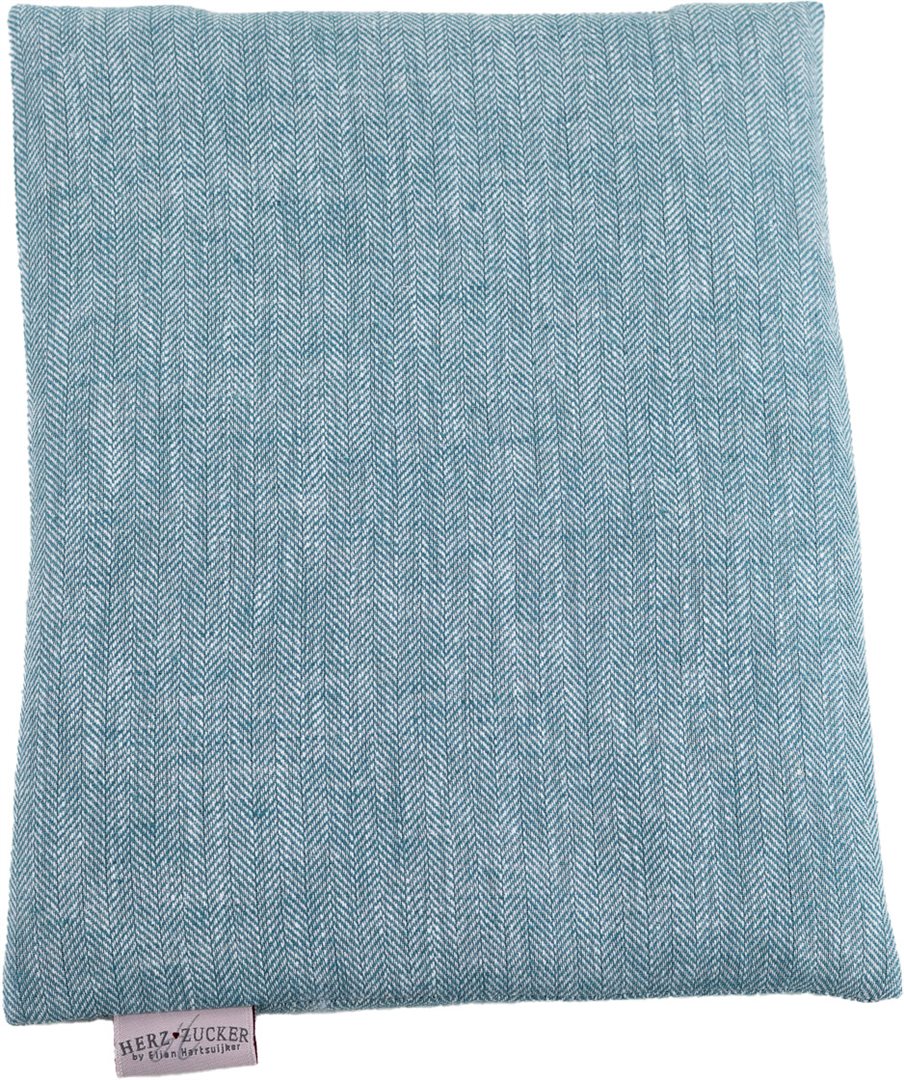 HERZZUCKER Coussin chauff colza 26x21cm lin jade
