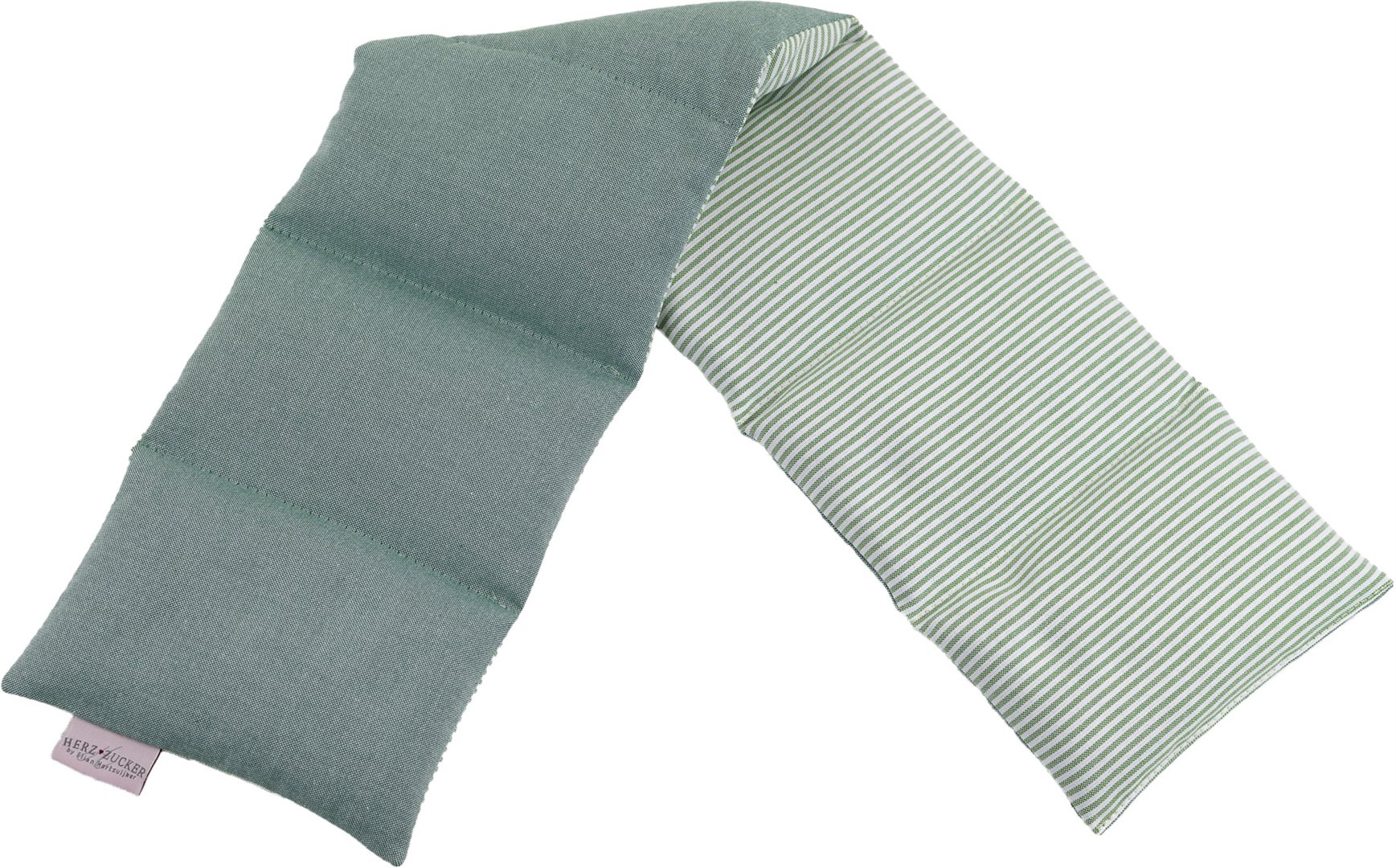 HERZZUCKER Coussin de nuque chauffant colza 65x18cm jade