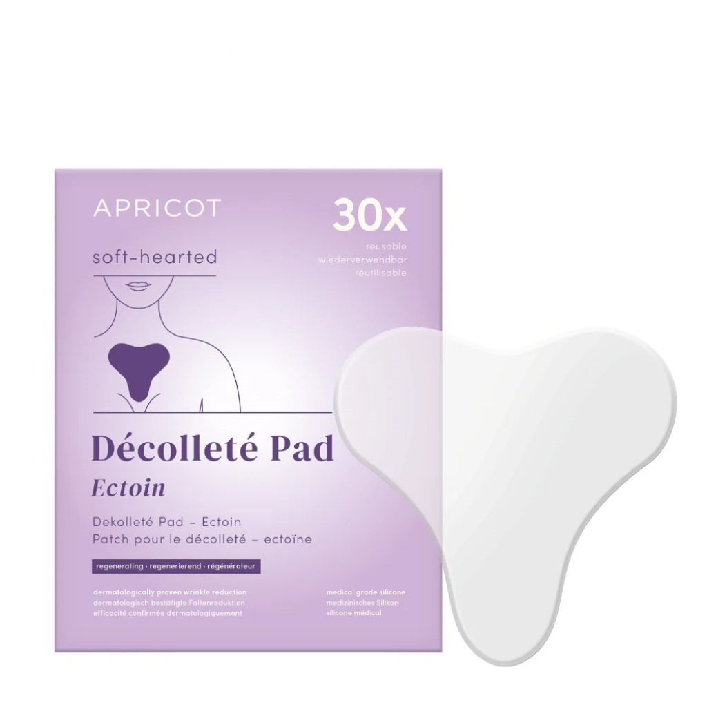 Apricot pad décolleté réutilisable ectoin soft-hearted