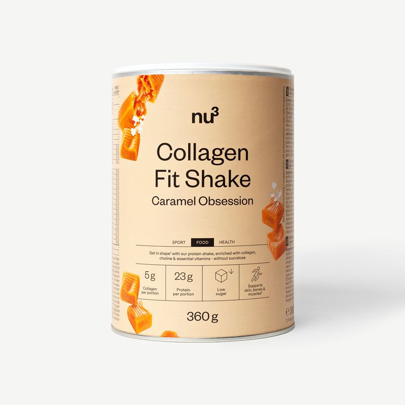 nu3 Collagen Fit Shake Caramel Obsession 360 g