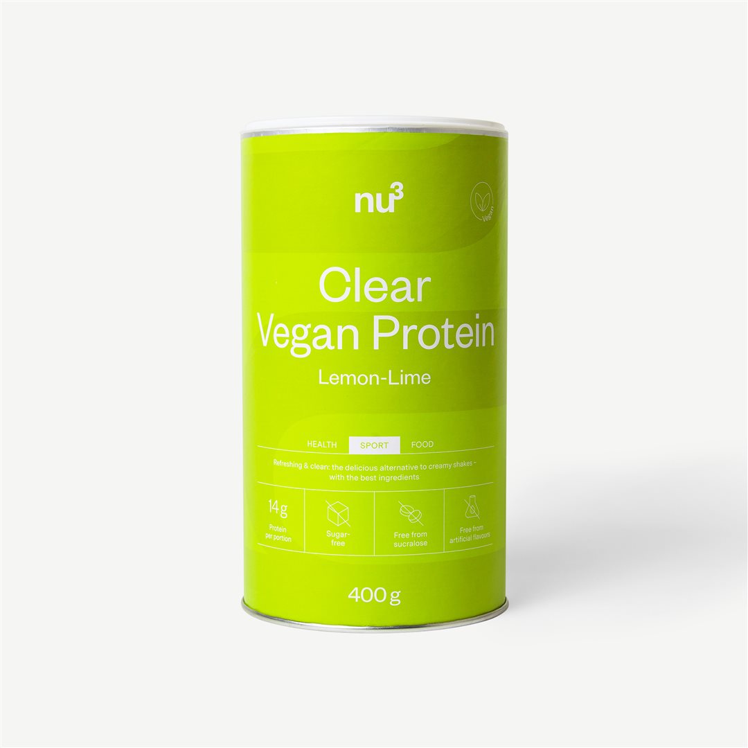nu3 Clear Vegan Protein Lemon Lime 400 g
