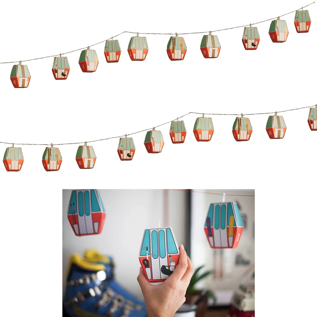 HERBORISTERIA Adventskalender-Bastelset Gondel x 2 Stk