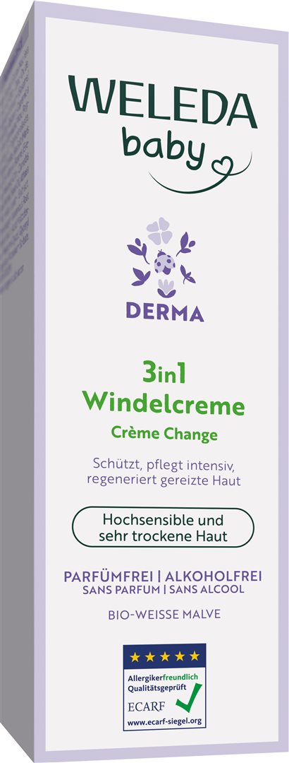 Weleda Derma 3in1 Windelcreme weisse Malve Tb 50 ml