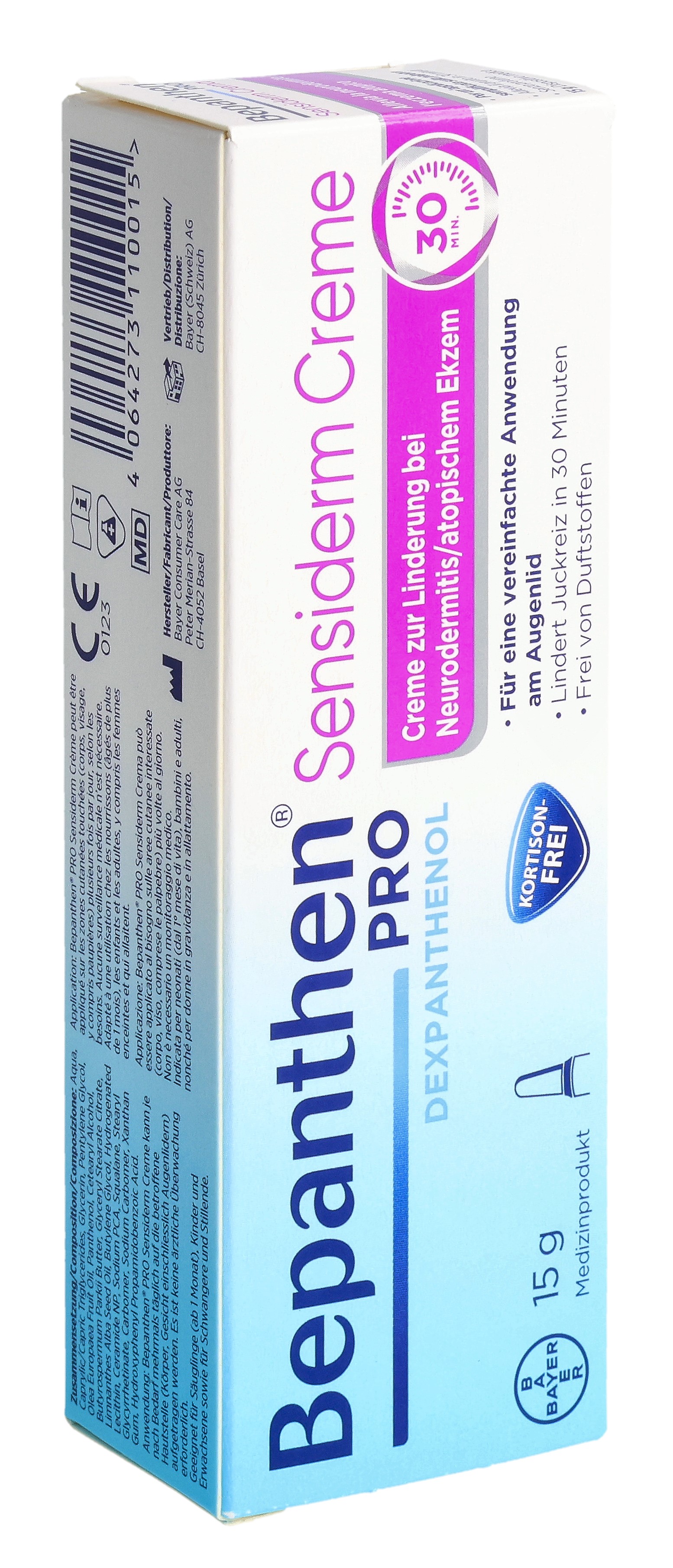 Bepanthen PRO Sensiderm crème tb 15 g