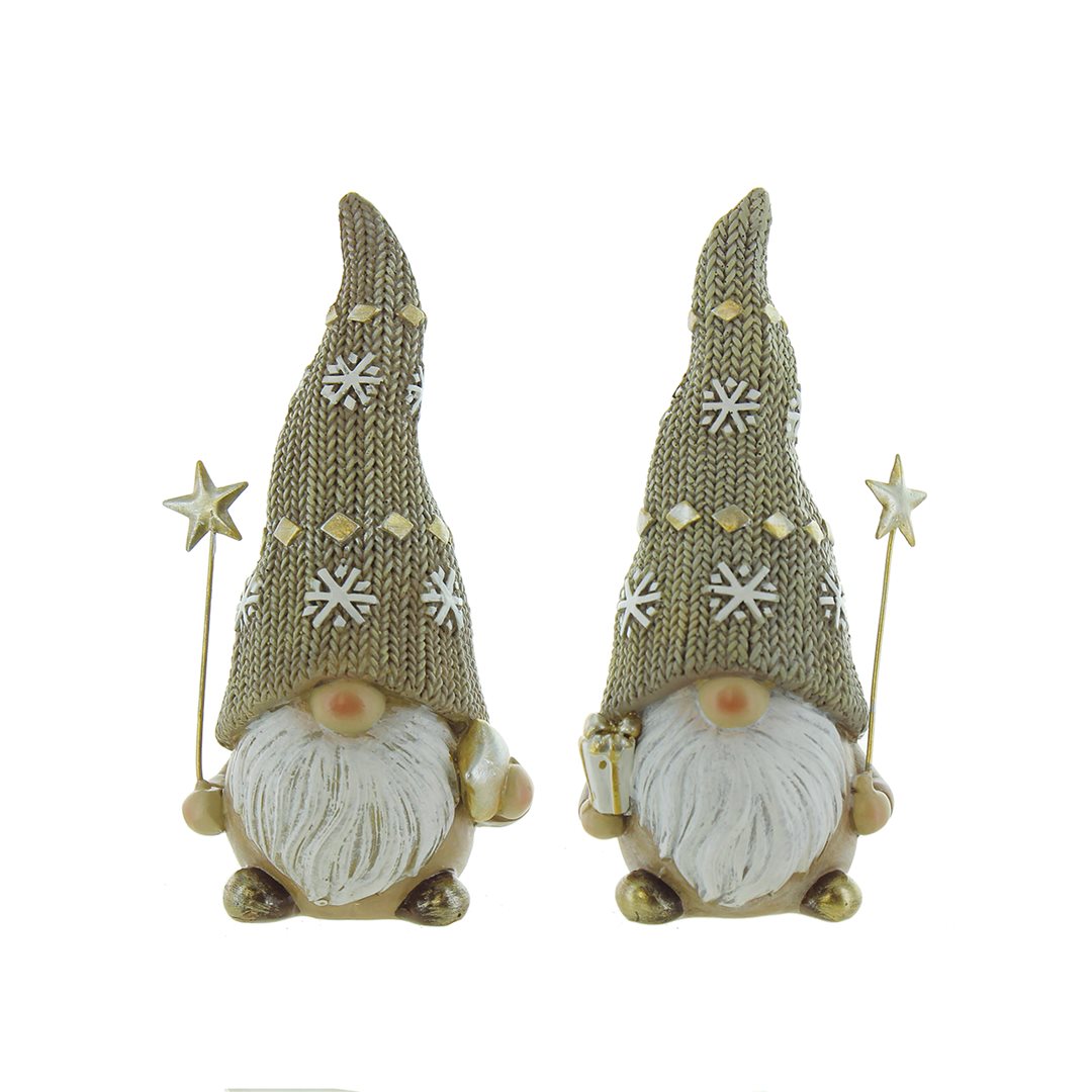 HERBORISTERIA Dekofigur Wichtel mit Sternenstab x 4 Stk