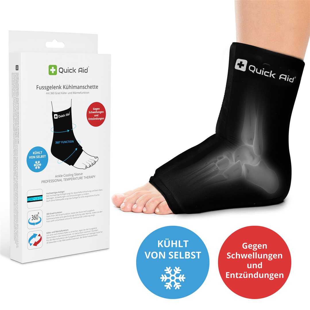Quick Aid Fussgelenk Kühlmanschette L