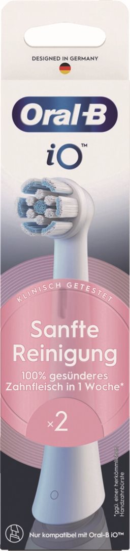 Oral-B iO Aufsteckbürste sanfte Reinigung 2 Stk