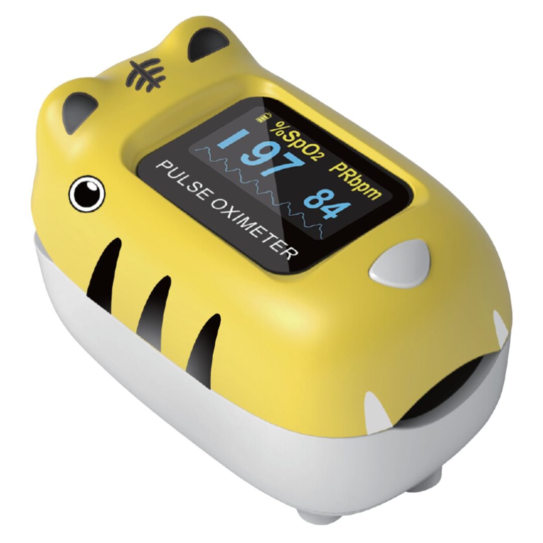 Contec Oxymètre de pouls pour enfant dès 10 kg livré avec piles