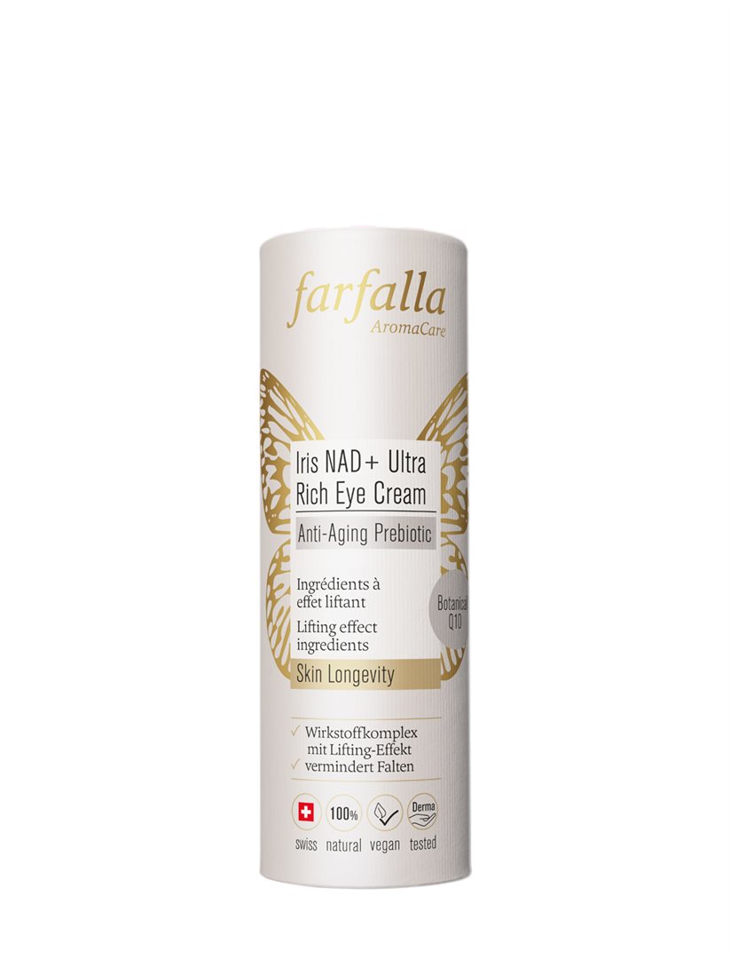 farfalla NAD+ Crème contour des yeux iris riche fl 15 ml