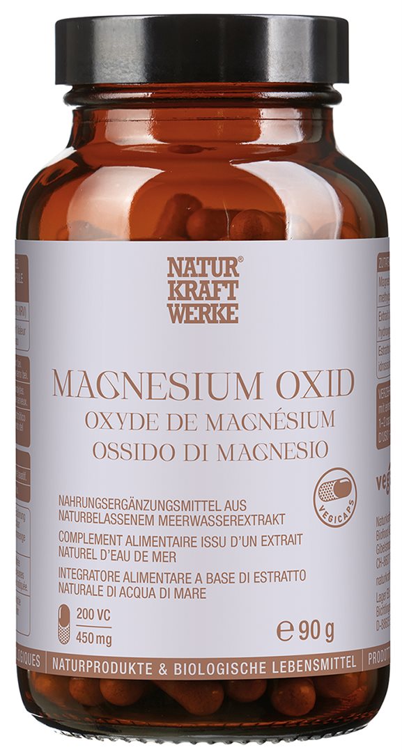 NaturKraftWerke Magnesium Oxid Vegicaps Glas 200 Stk