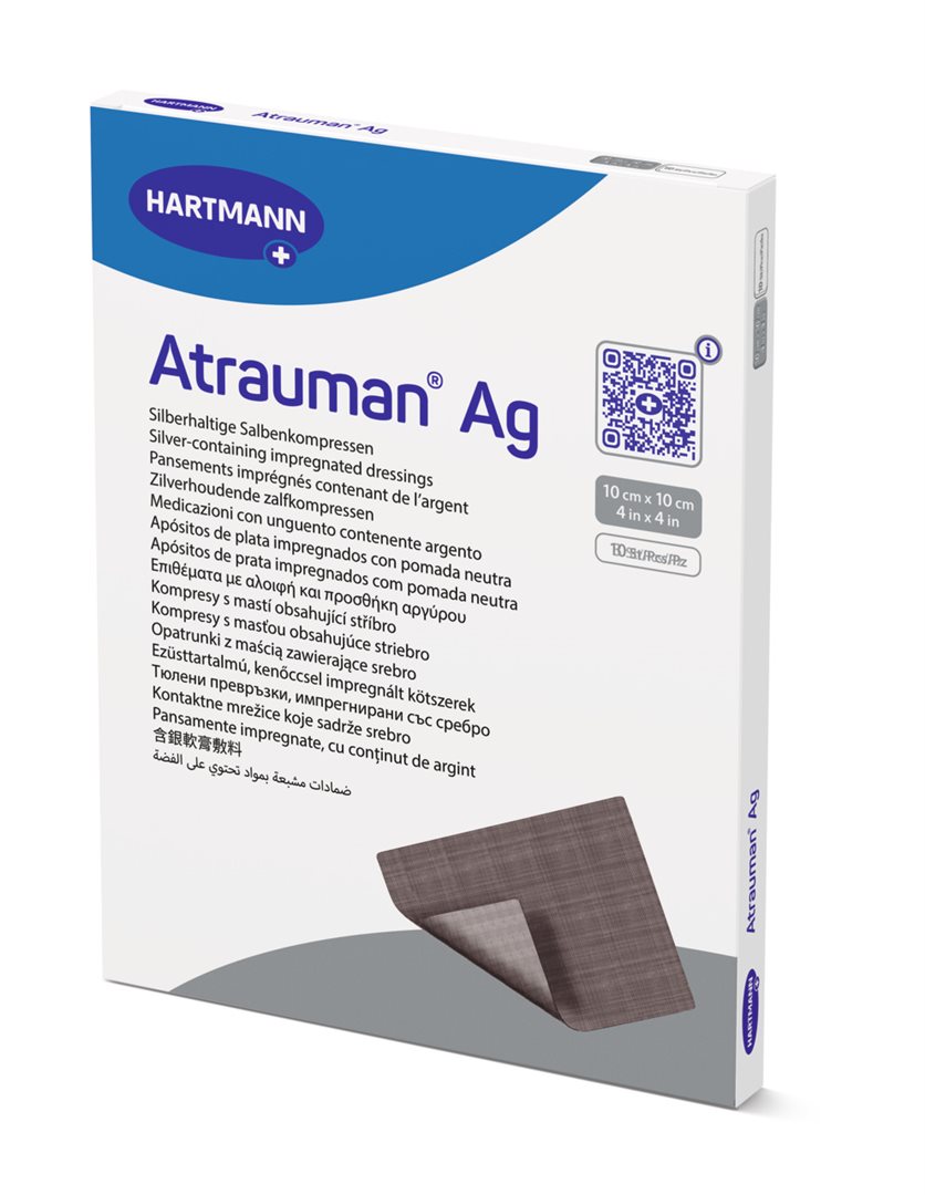 Atrauman Ag compresses 10x10cm stériles 10 pce
