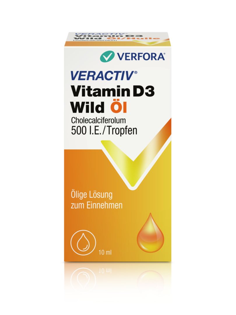 Veractiv Vitamin D3 Wild Öl 500 IE/Tropfen Fl 10 ml