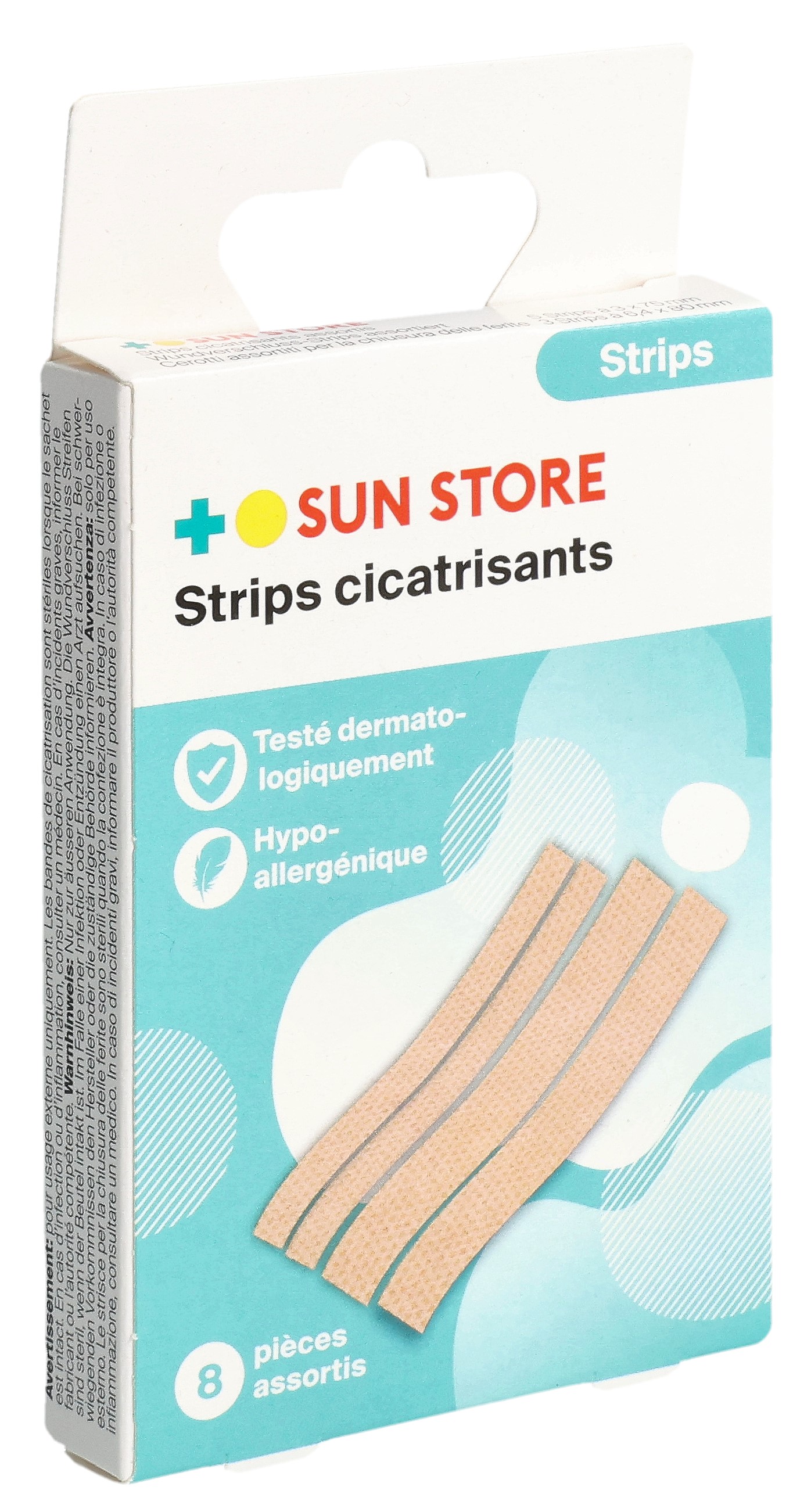 SUN STORE strips cicatrisants assorti 8 pce