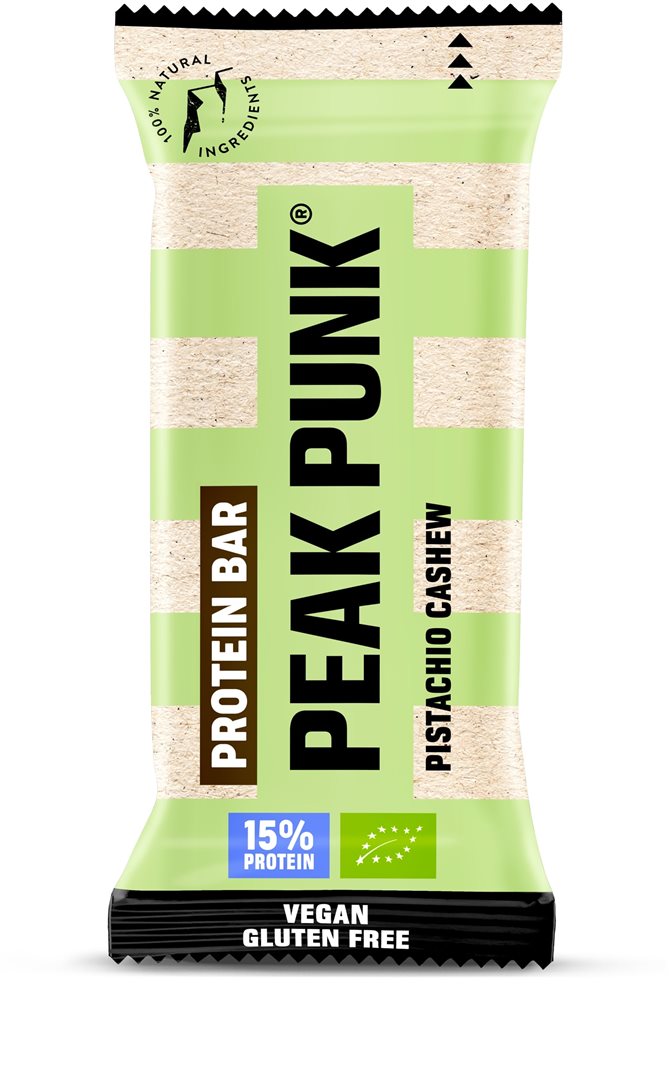 PEAK PUNK Bio Prot Bar Pistachio Cashew 55 g x 12 Stk