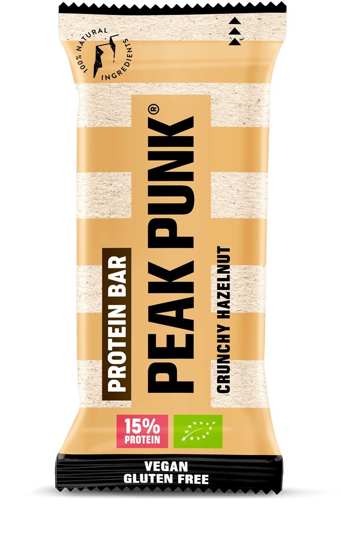 PEAK PUNK Bio Prot Bar Crunchy Hazelnut 55 g x 12 Stk