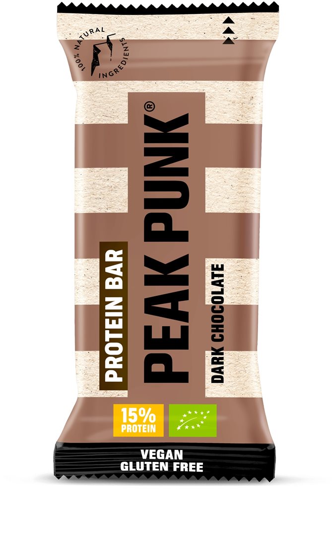 PEAK PUNK Bio Prot Bar Dark Choco 55 g x 12 Stk