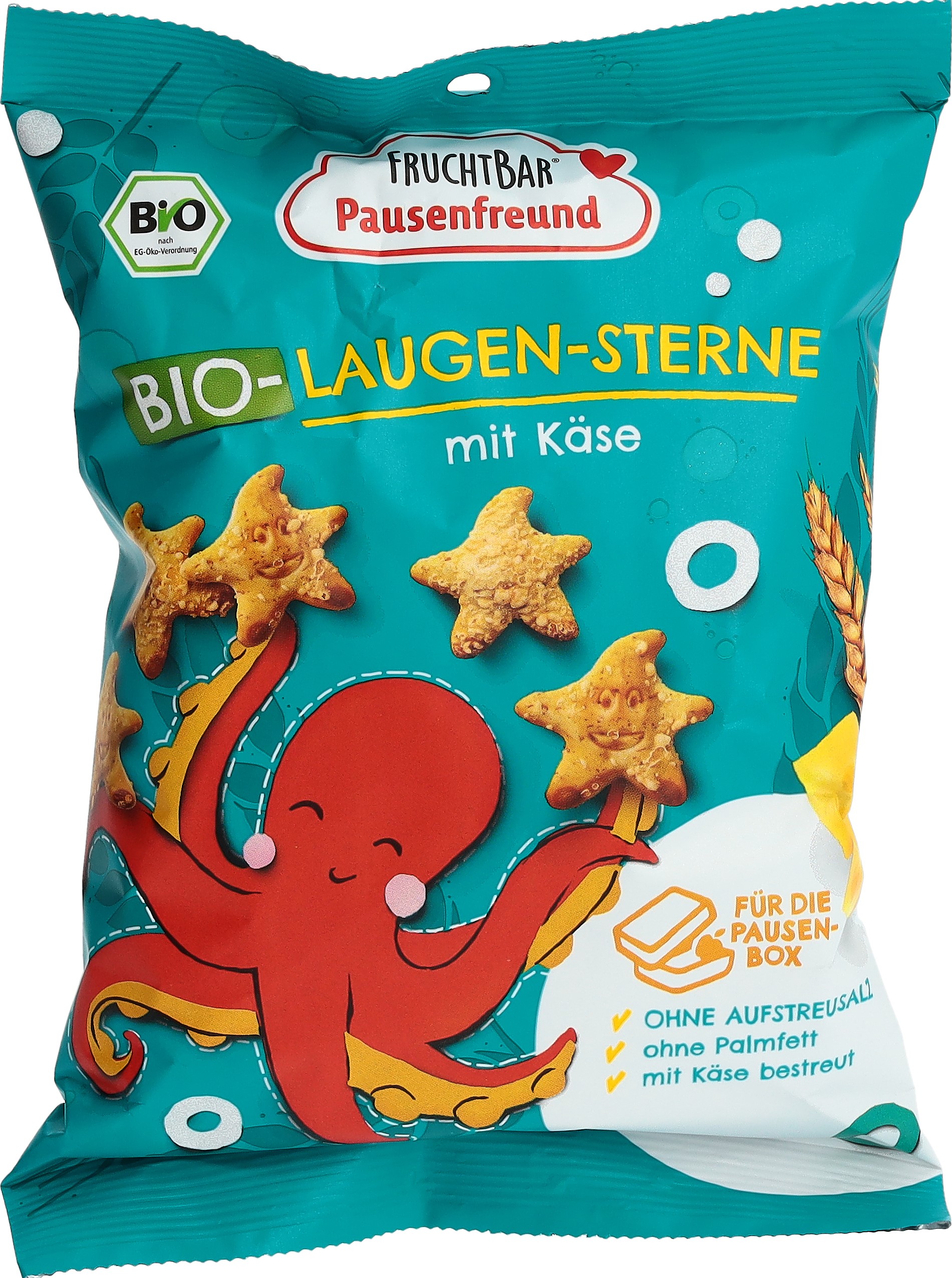 Fruchtbar Laugen-Sterne Bio mit Käse Btl 70 g