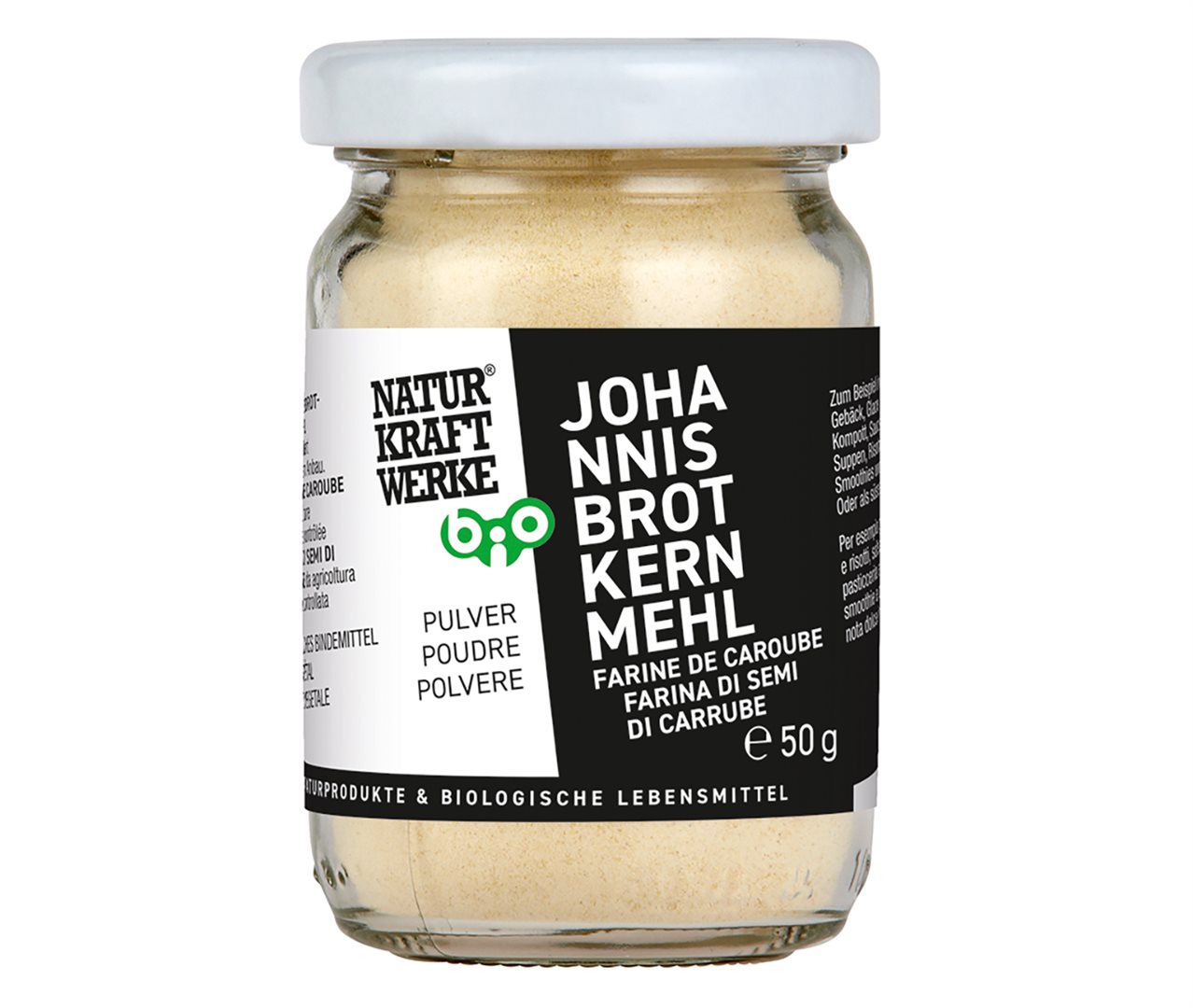 NaturKraftWerke Johannisbrotkernmehl Bio/kbA 50 g