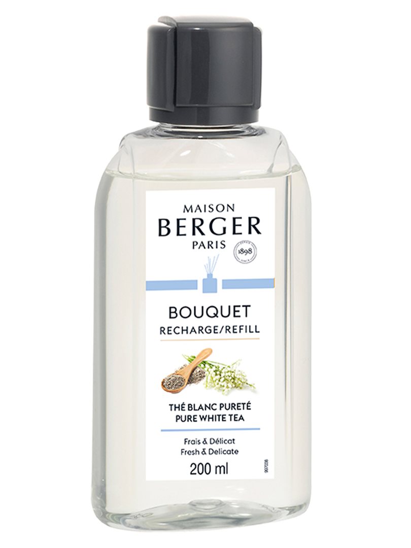 Maison Berger Refill Bouquet thé blanc pureté Fl 200 ml