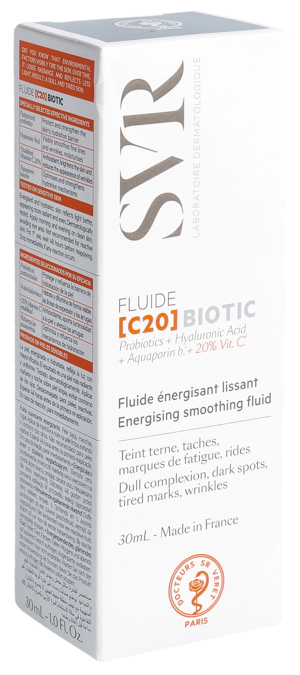 SVR BIOTIC C20 Fluide Tb 30 ml