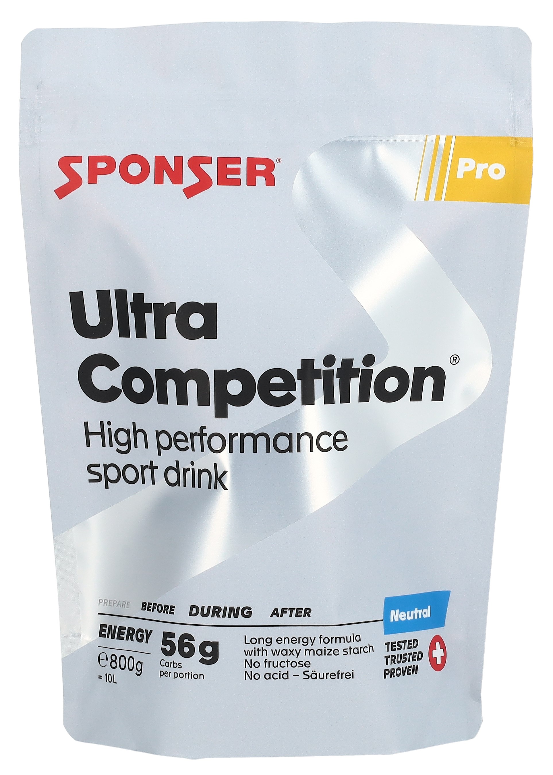 Sponser Ultra Competition Neutral Btl 800 g