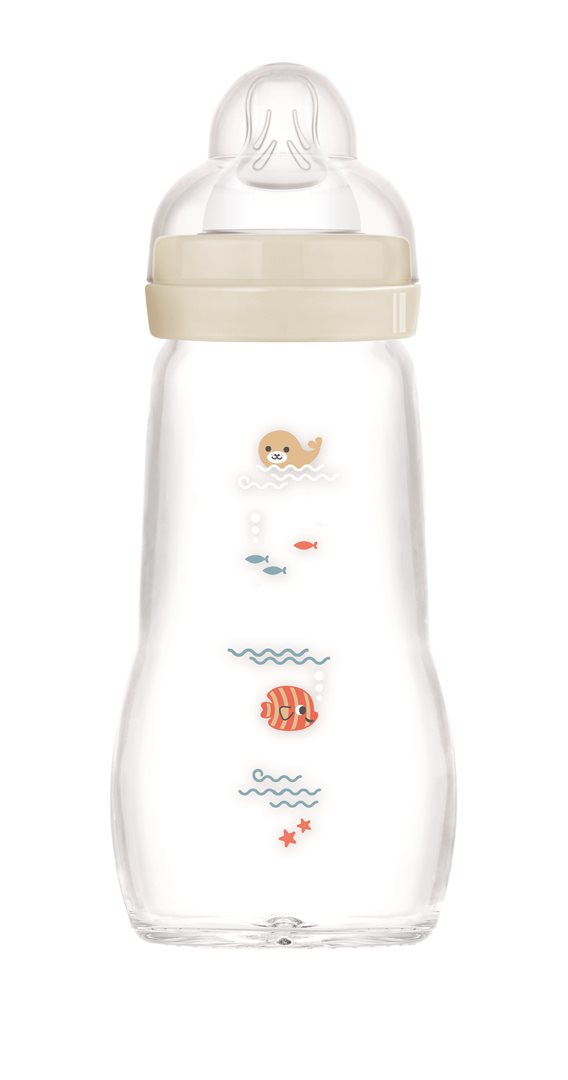 MAM Feel Good Glasflasche 260ml 2+ Monate Unisex Box