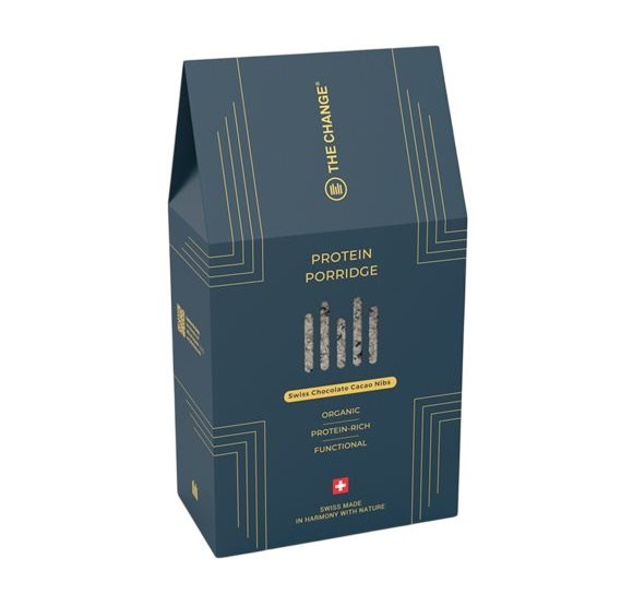 BE THE CHANGE Protein Porridge Swiss Chocolate Cacao Nibs Bio Btl 840 g