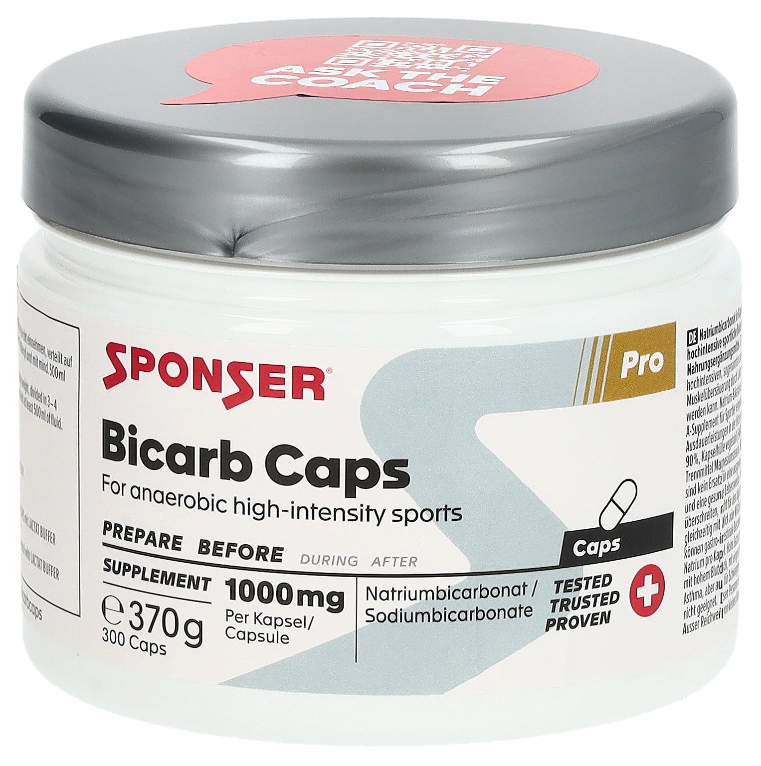 Sponser Bicarb caps bte 300 pce