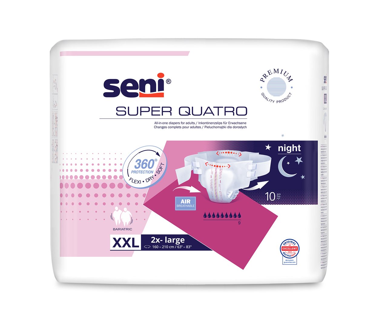 Seni Super Quatro XXL Btl 10 Stk