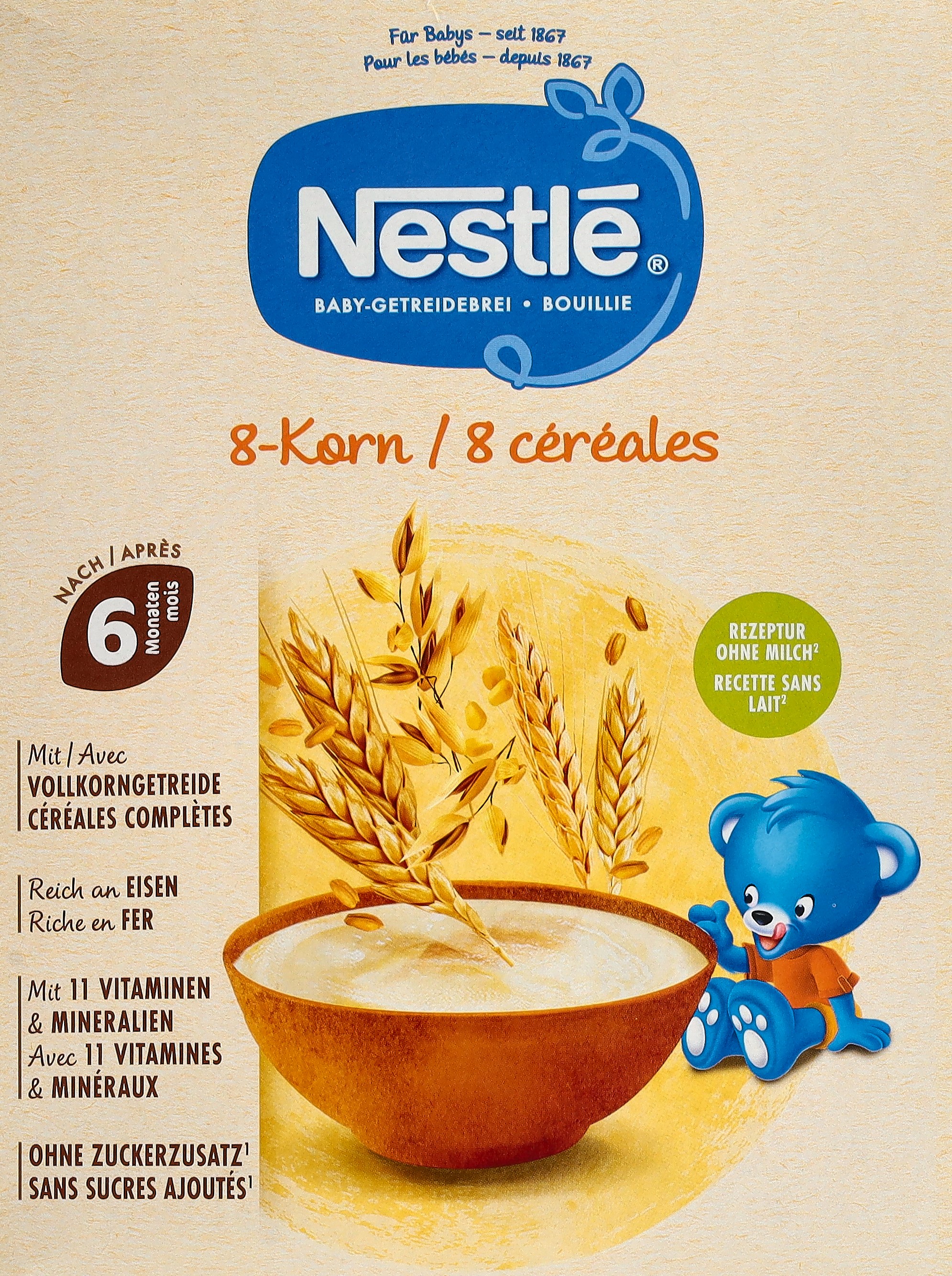 Nestlé Baby-Brei 8-Korn 6 Monate 160 g