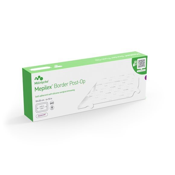 MEPILEX Border Post OP 10x25cm (n) Box 10 Stk